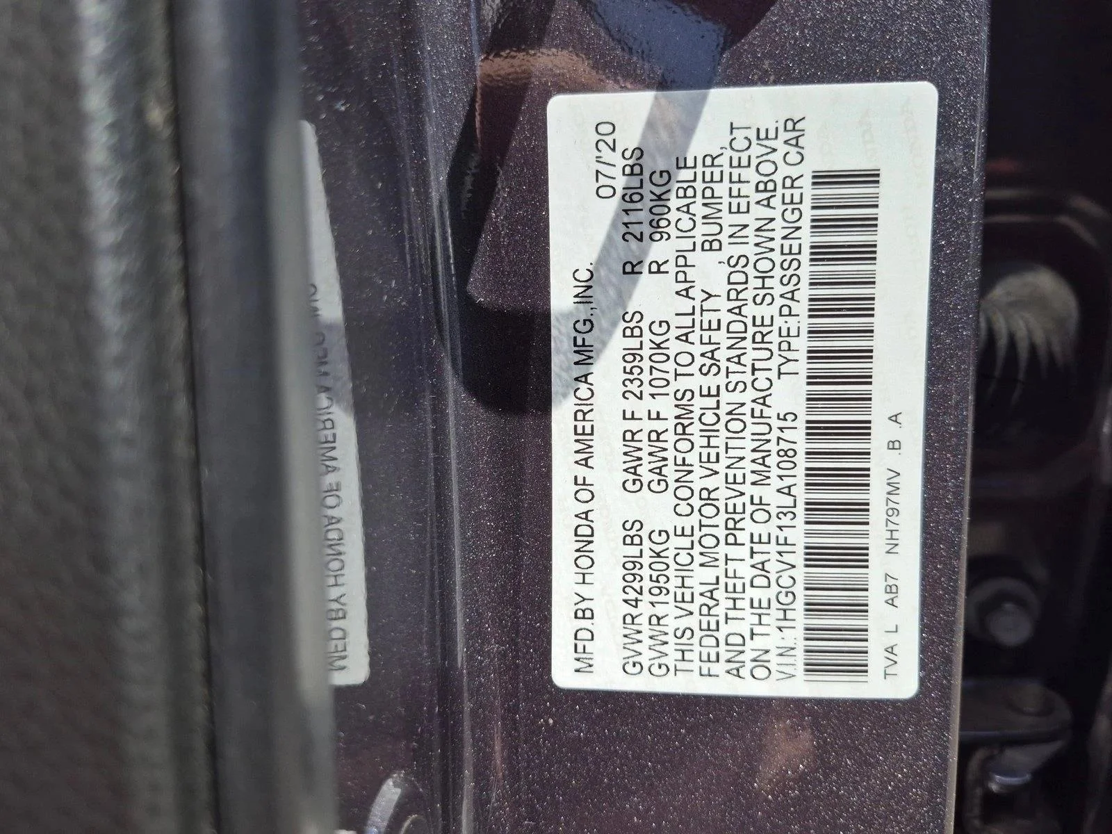 Used 2020 Modern Steel Metal Honda LX image 22