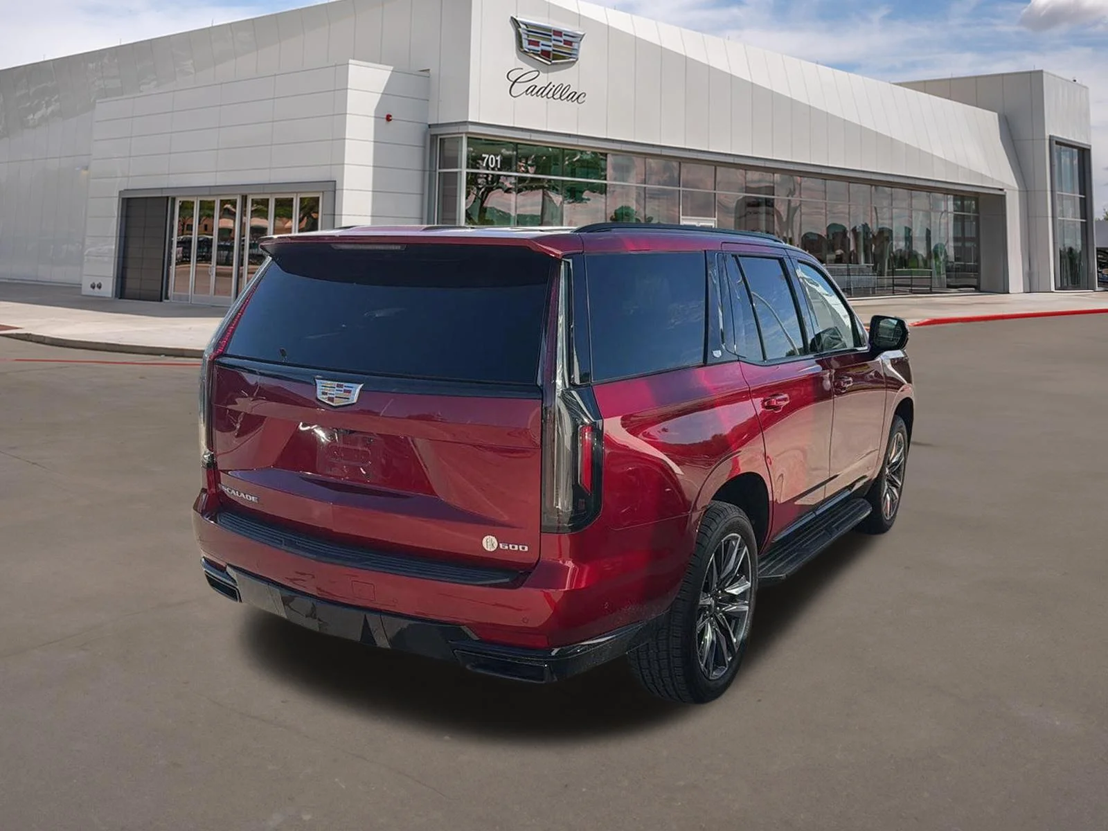 Used 2023 Radiant Red Tintcoat Cadillac RWD Sport Platinum image 5