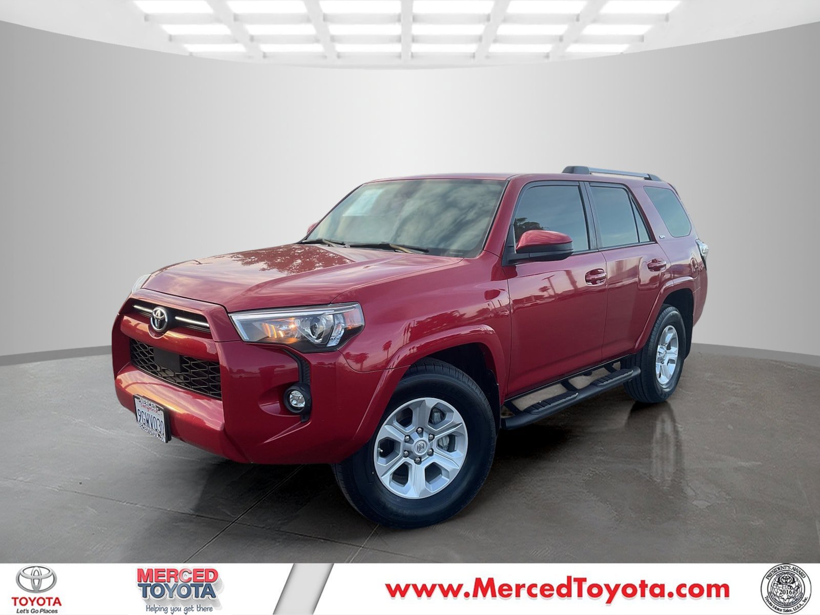 Used 2021 Barcelona Red Metallic Toyota SR5 image 1
