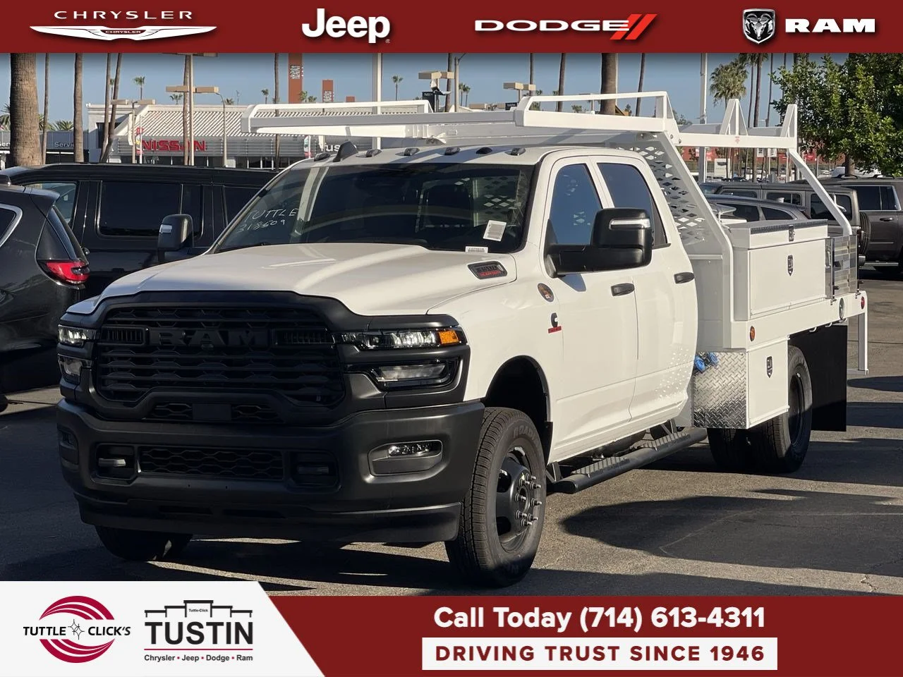 New 2027 Bright White Clear-Coat Paint RAM Tradesman image 9