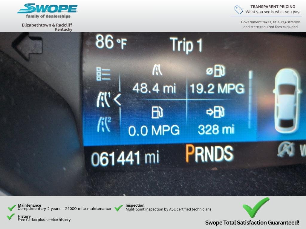 Used 2018 White Platinum Metallic Tri-Coat Ford SEL image 19