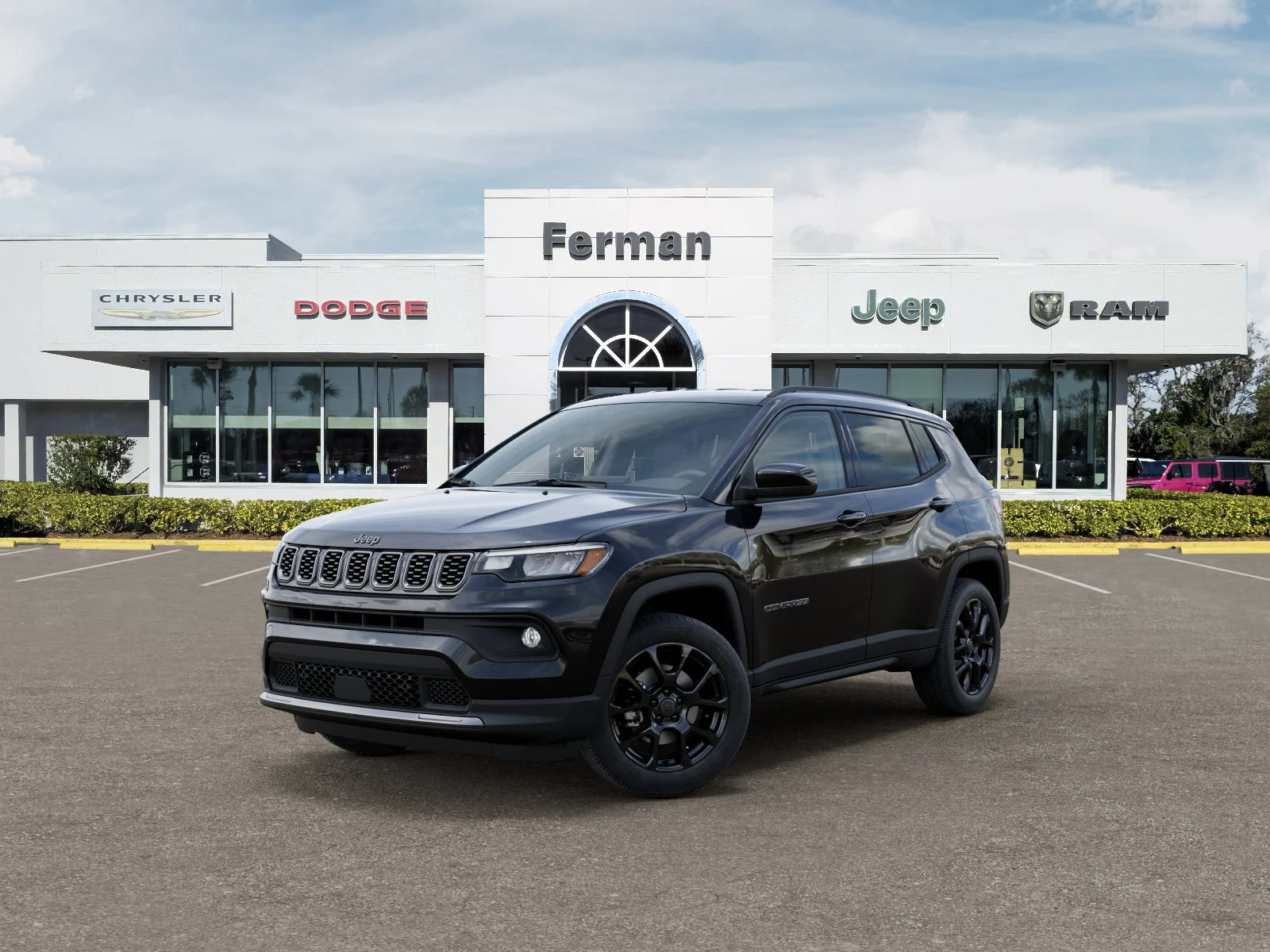 New 2026 Diamond Black Crystal Pearl-Coat Exterior Paint Jeep Latitude image 32