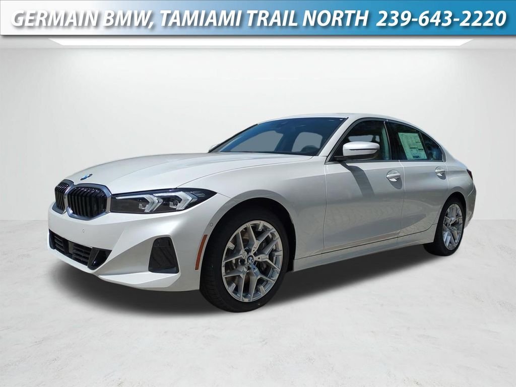 New 2026 Mineral White Metallic BMW 330i xDrive image 1
