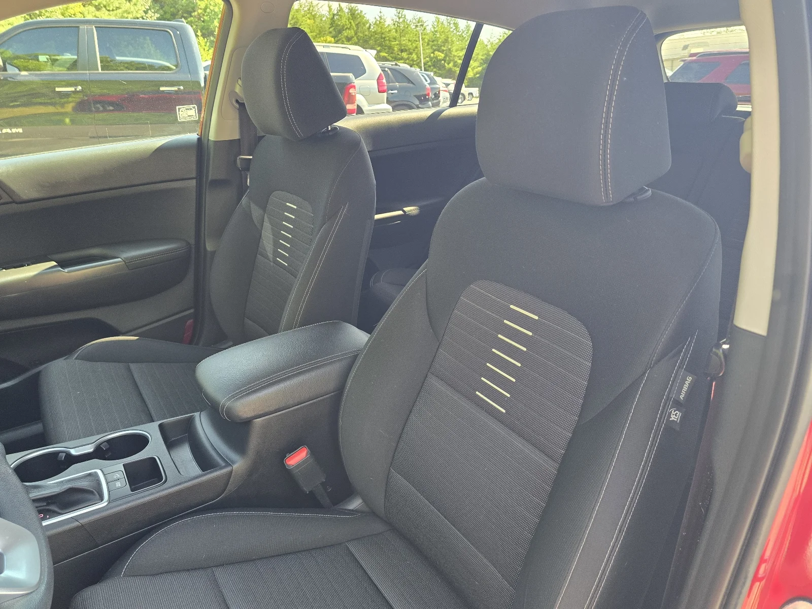Used 2021 Red Kia LX image 12
