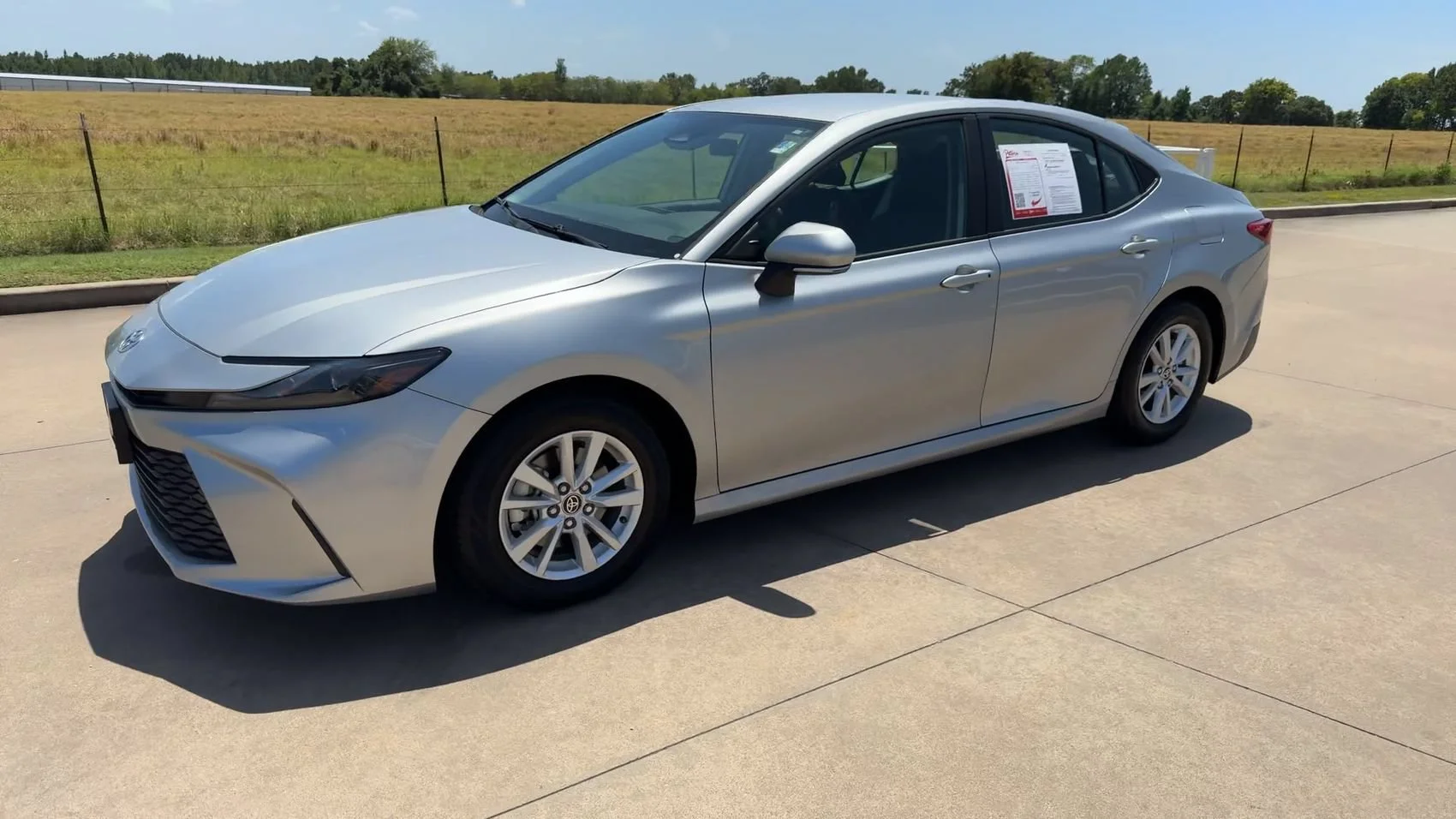 Used 2025 Celestial Silver Metallic Toyota LE image 5