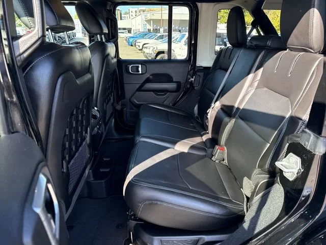 Used 2022 Black Clearcoat Jeep Unlimited Rubicon 4xe image 13