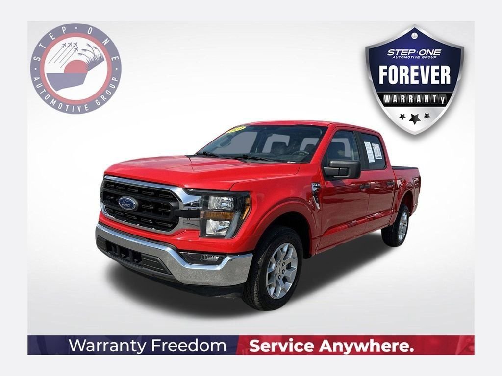 Used 2023 Red Ford XLT image 1