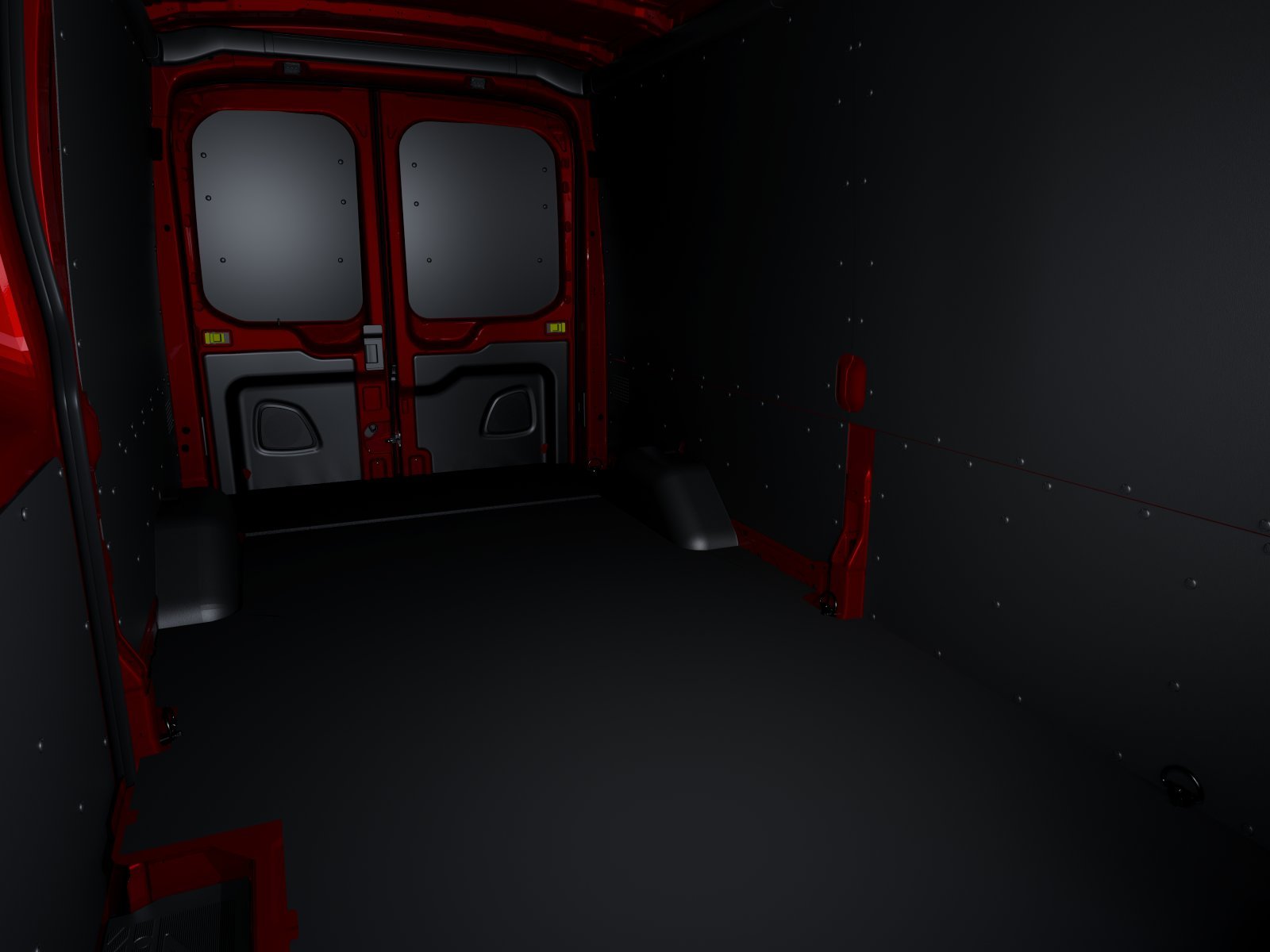 New 2027 Race Red Ford Cargo Van image 11