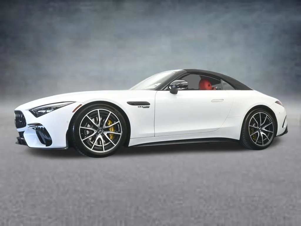 Used 2022 White Mercedes-Benz SL 63 AMG® image 66