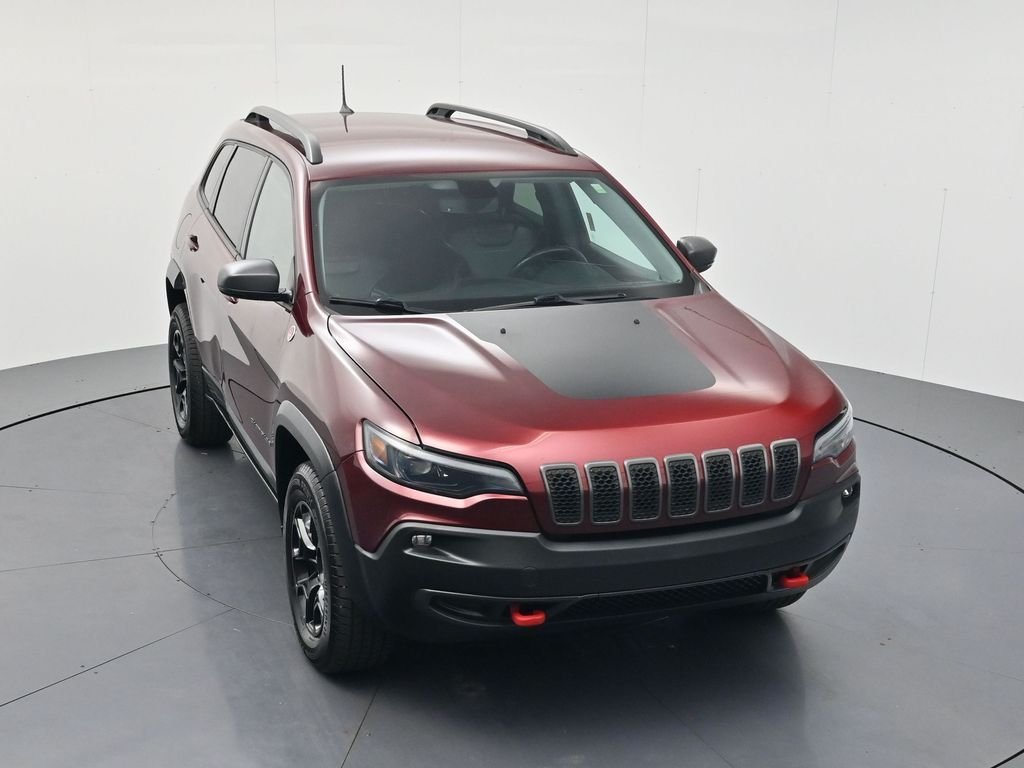 Used 2020 Velvet Red Pearlcoat Jeep Trailhawk image 40