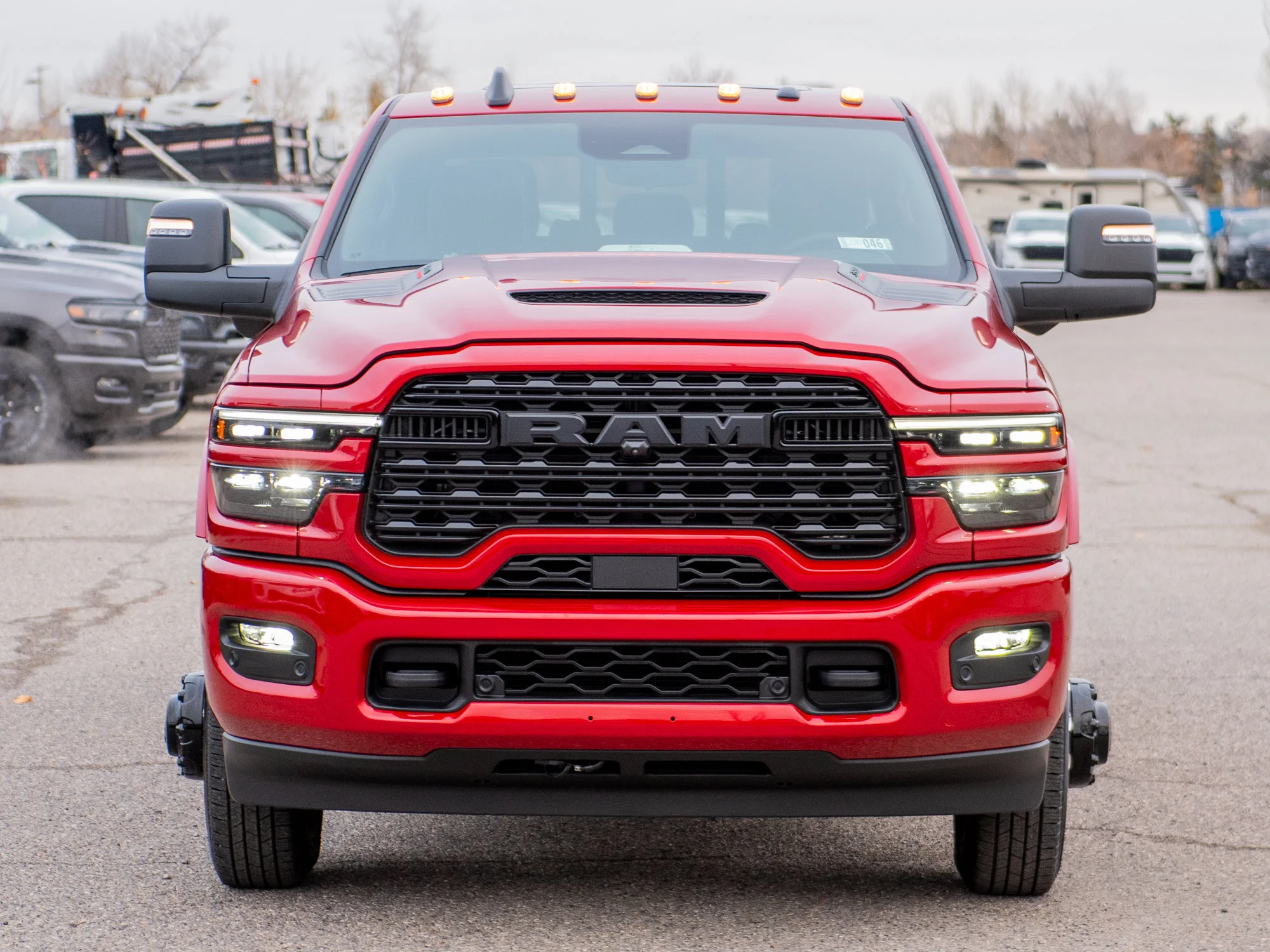 New 2027 Red RAM Limited Night* Mega Cab 4x4, Sunroof, Passenger Screen, Harman/Kardon image 13