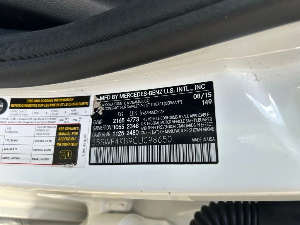 Used 2016 White Mercedes-Benz C 300 image 49