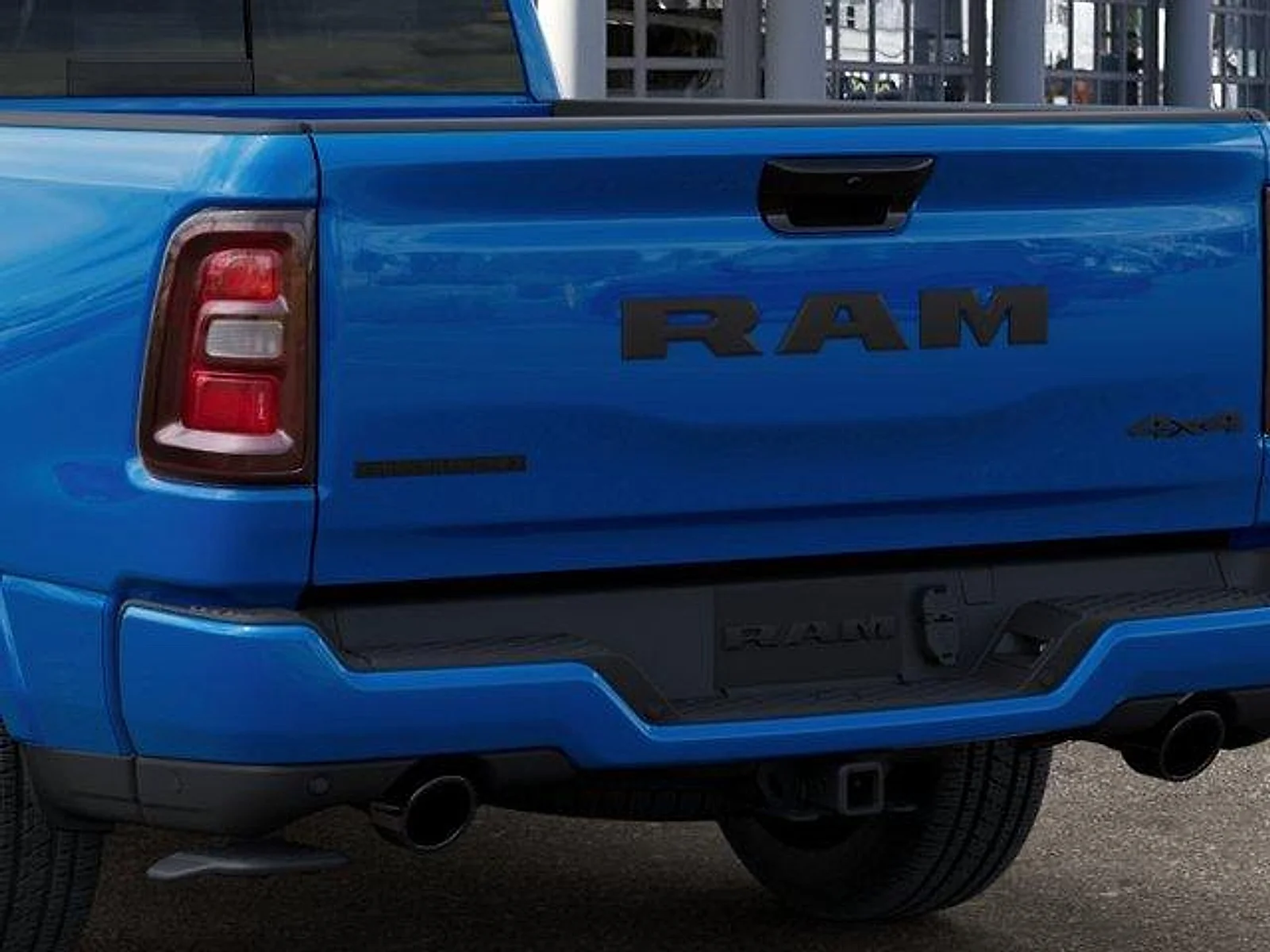 New 2026 Hydro Blue Pearlcoat RAM Big Horn Crew Cab 4x4 6