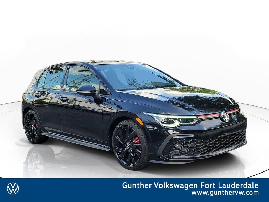 Certified Used 2023 Black Volkswagen 2.0T SE image 1