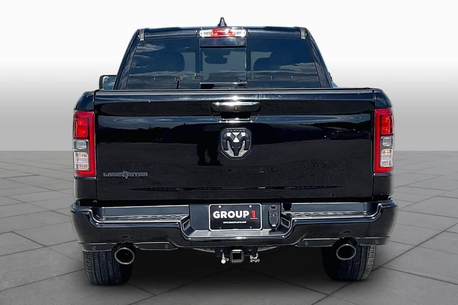 Used 2024 Diamond Black Crystal Pearlcoat Ram Lone Star image 5