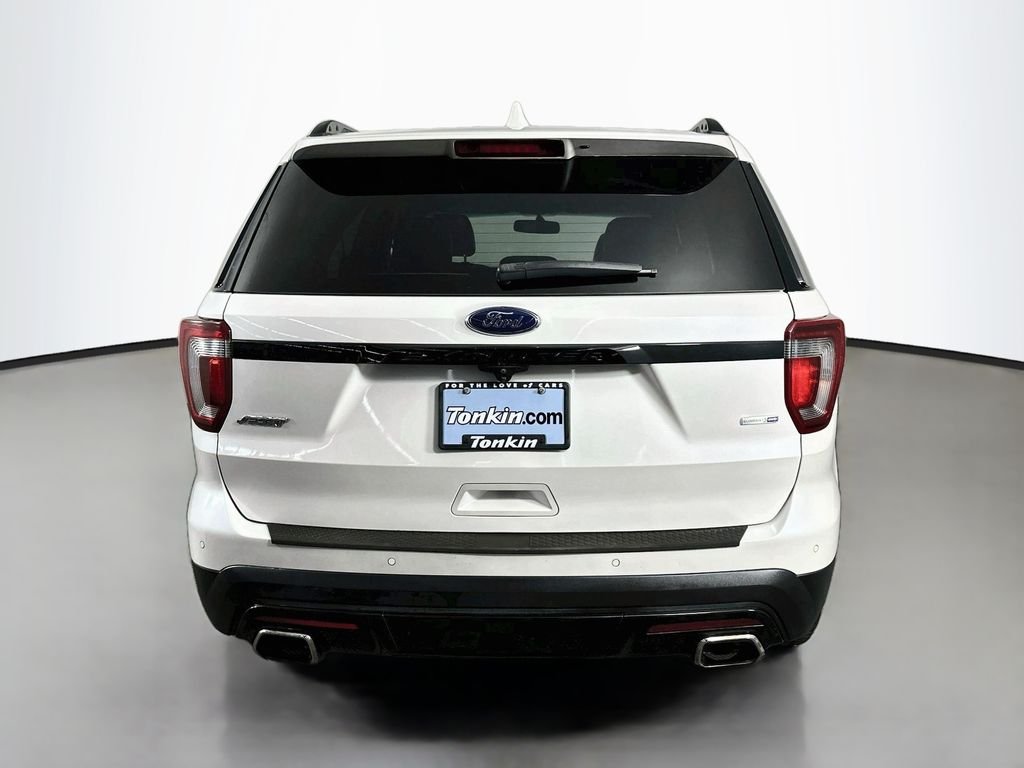 Used 2017 White Platinum Clearcoat Metallic Ford Sport image 7