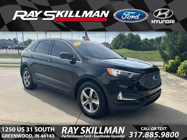 Certified Used 2024 Agate Black Metallic Ford SEL image 1