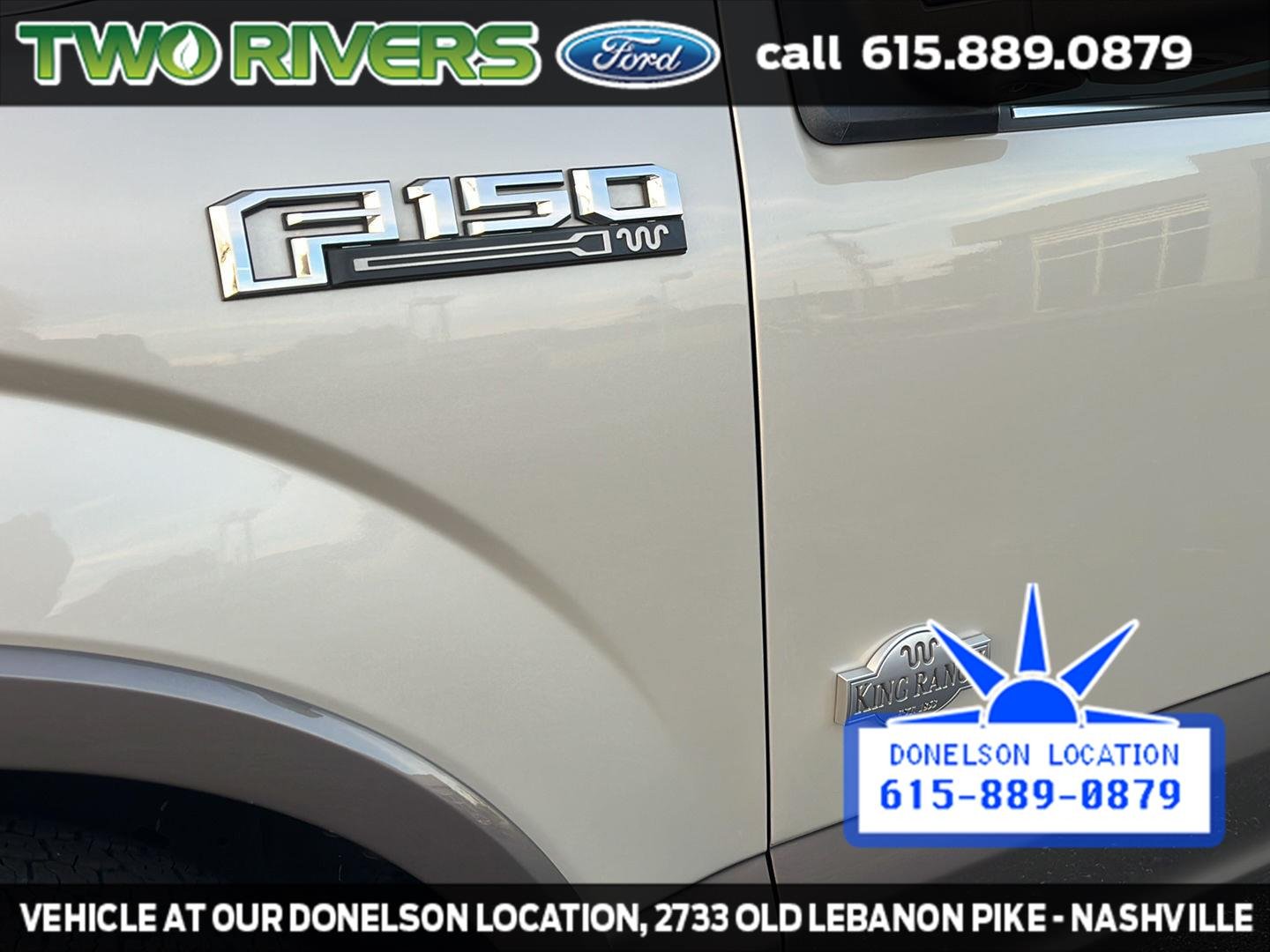 Used 2018 White Gold/Stone Gray Ford King Ranch image 5