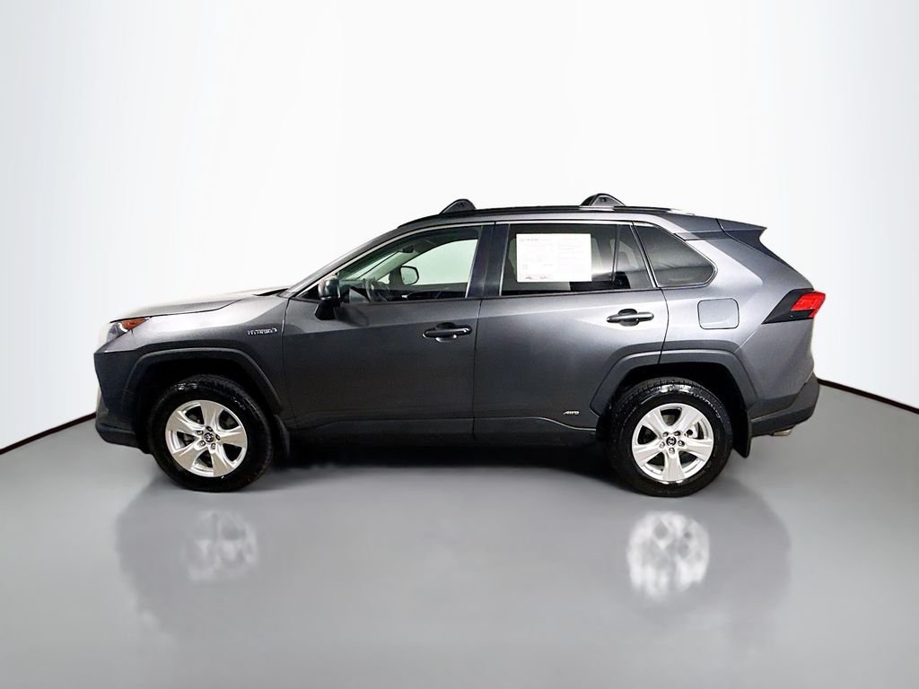 Used 2021 Magnetic Gray Metallic Toyota Hybrid LE image 4