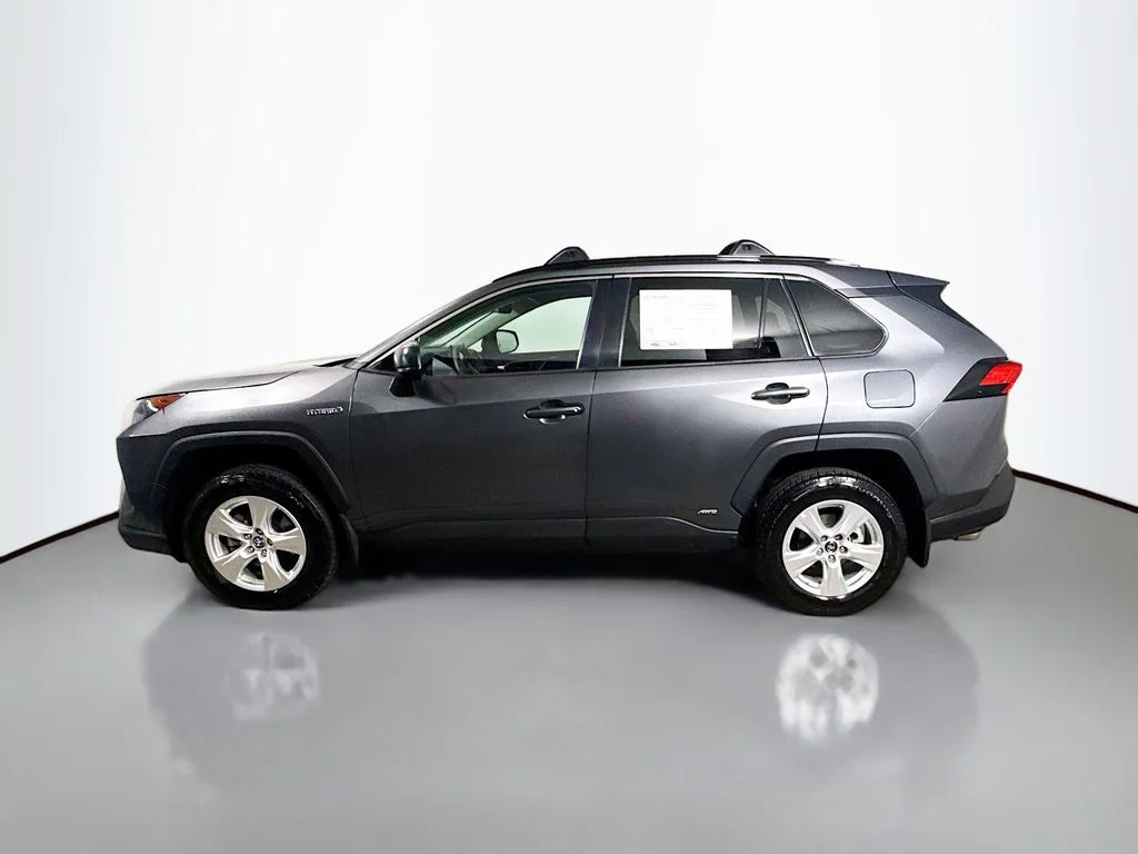 Used 2021 Magnetic Gray Metallic Toyota Hybrid LE image 4