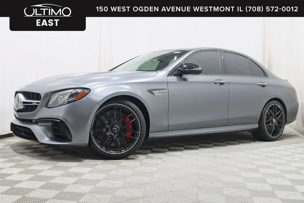 Used 2018 Gray Mercedes-Benz E 63 S AMG® image 1