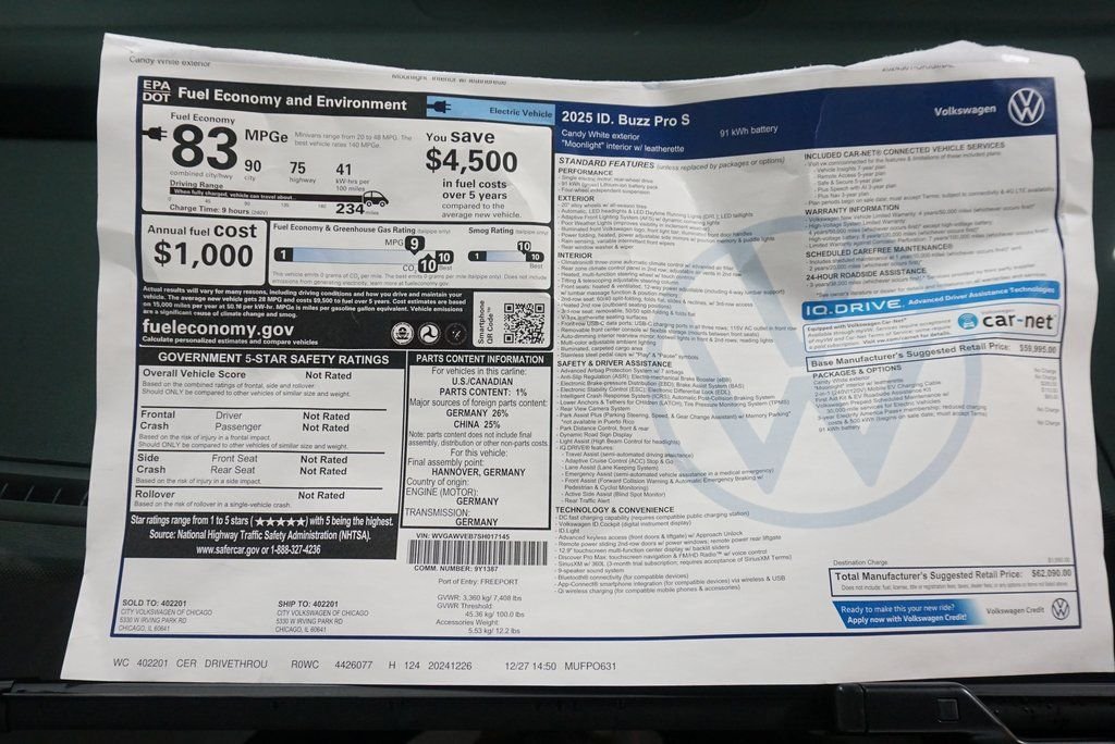 2025 Volkswagen ID. Buzz PRO S - Photo 47