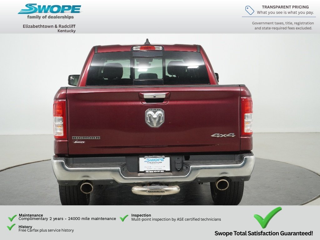 Used 2020 Delmonico Red Pearlcoat Ram Big Horn image 4