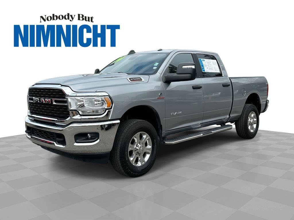Used 2024 Billet Silver Metallic Clearcoat Ram Big Horn image 1