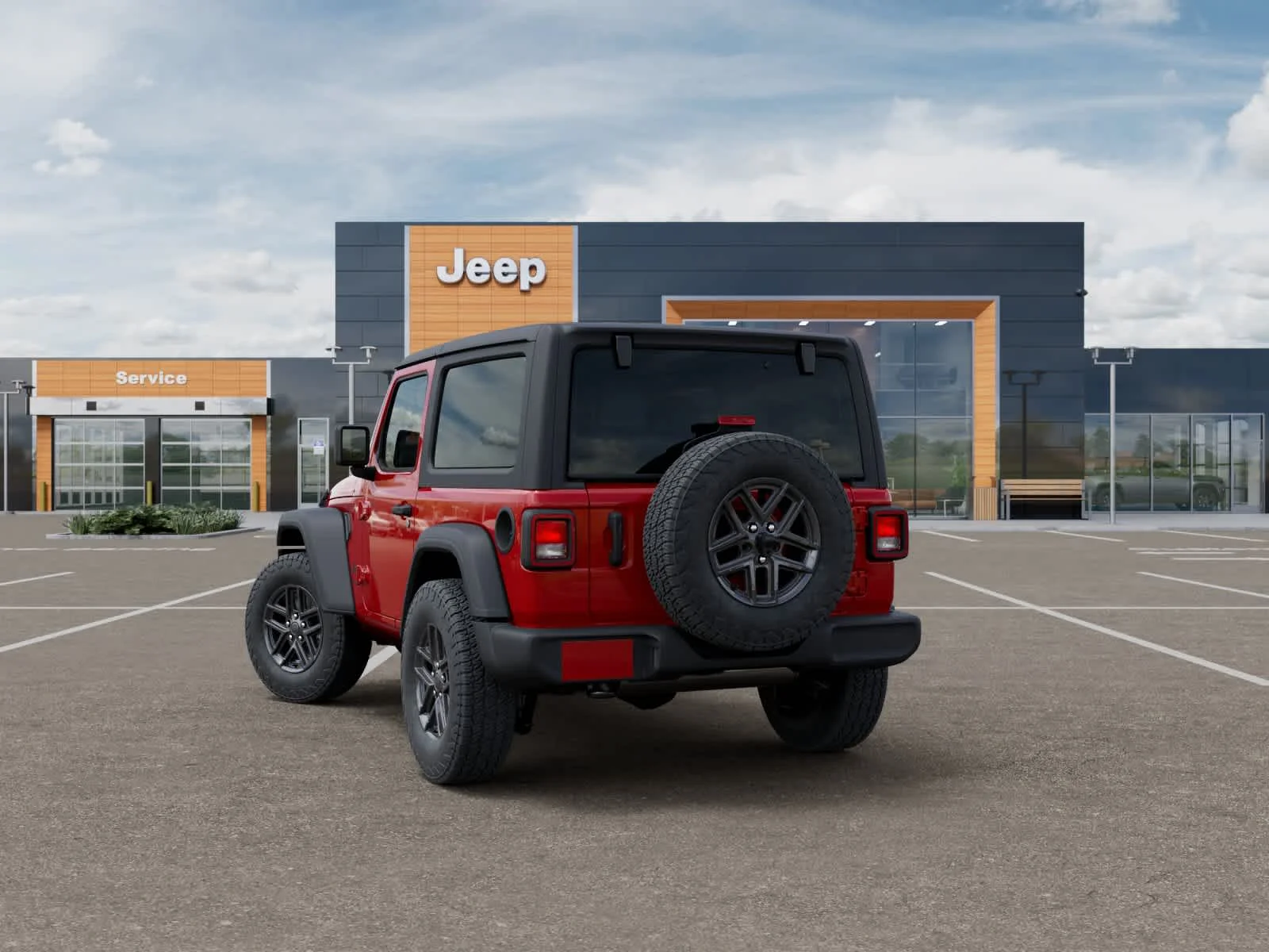 New 2026 Firecracker Red Clearcoat Jeep Sport S image 3