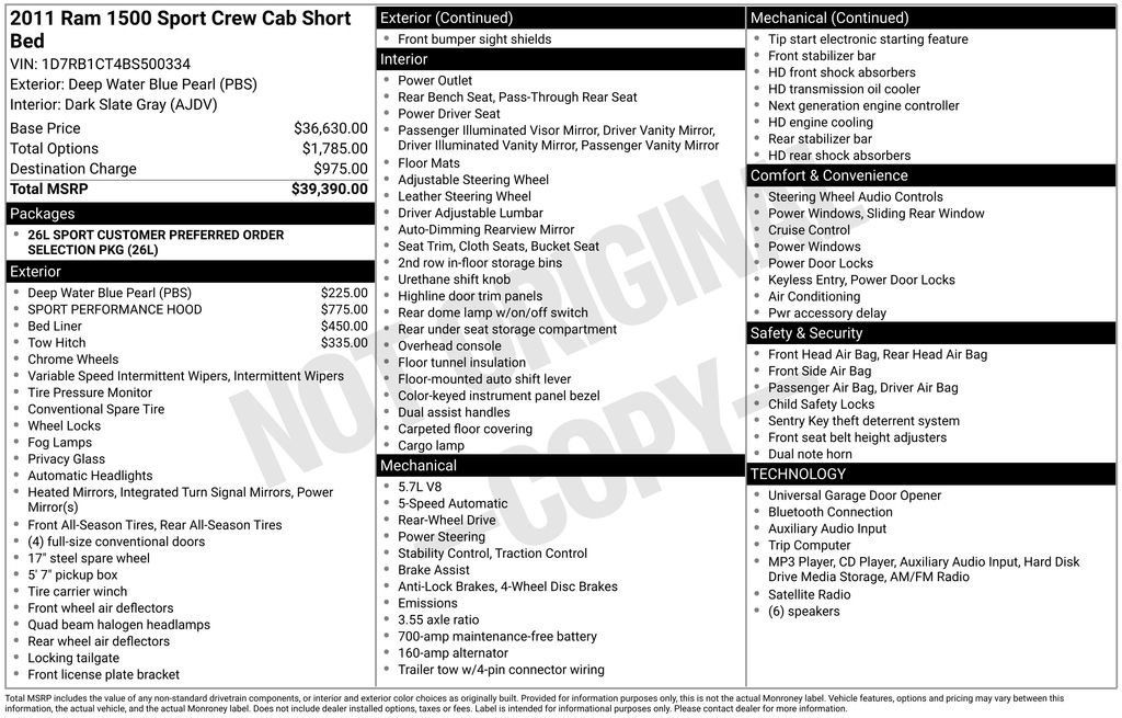 Used 2011 Blue Ram ST image 6