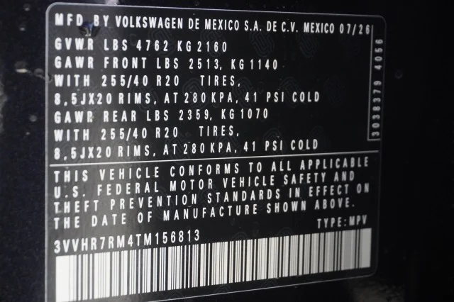New 2026 Deep Black Pearl Volkswagen SE R-Line Black image 38
