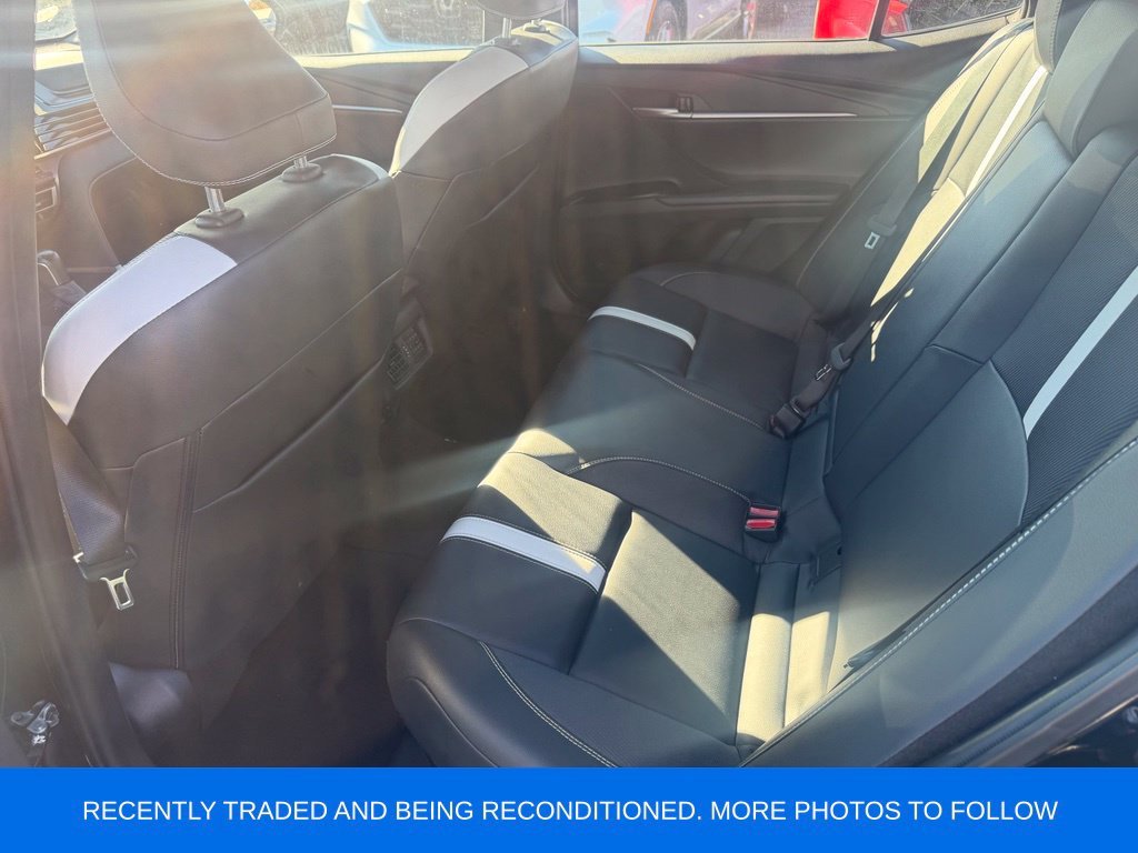 Used 2025 Midnight Black Metallic Toyota SE image 2