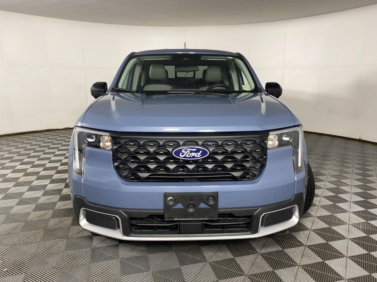 Used 2025 Azure Gray Metallic Tri-Coat Ford LARIAT image 2