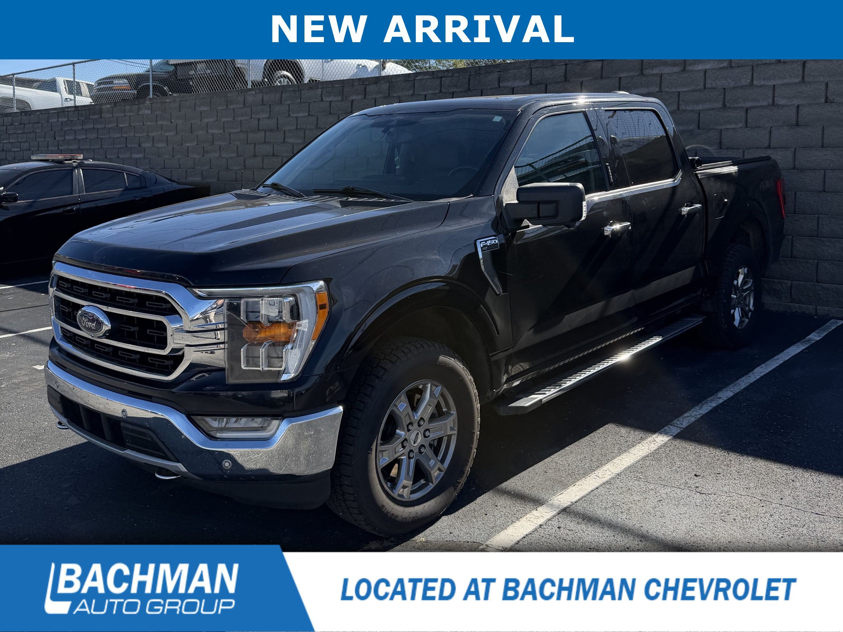 Used 2021 Agate Black Metallic Ford XLT image 3