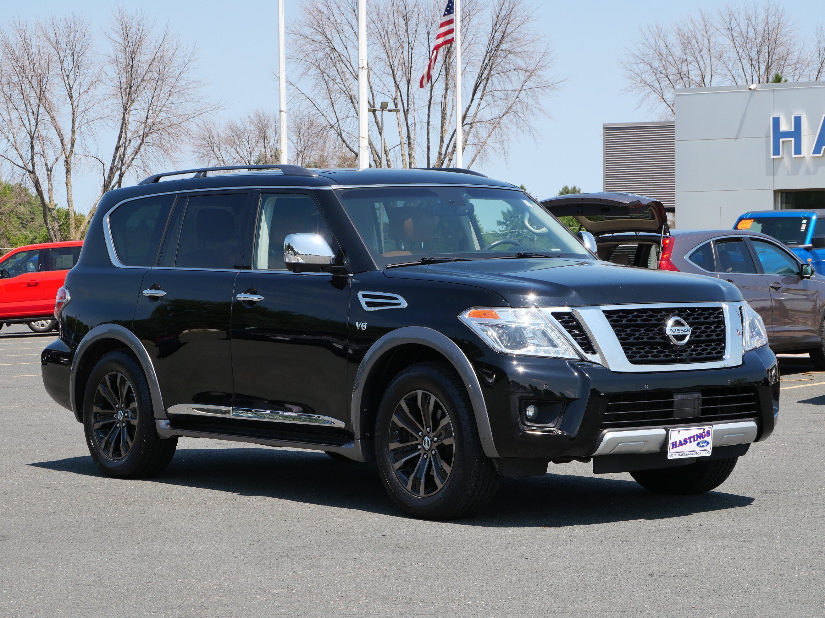 Certified Used 2017 Black Nissan Platinum image 7