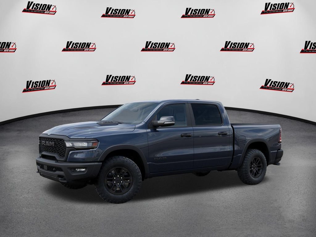 New 2026 Forged Blue Metallic Exterior Paint RAM Rebel image 2