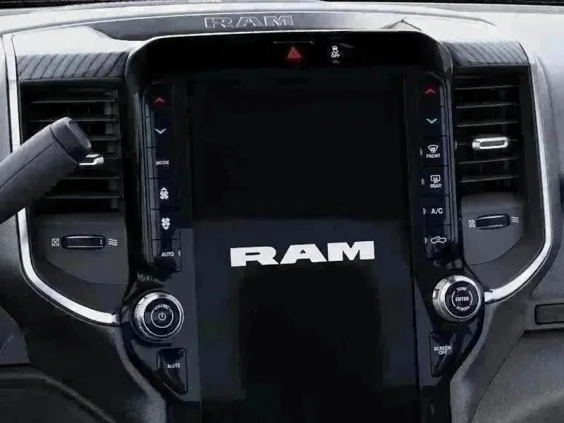 New 2026 Diamond Black Crystal Pearl-Coat Exterior Paint RAM Big Horn Night Edition image 10