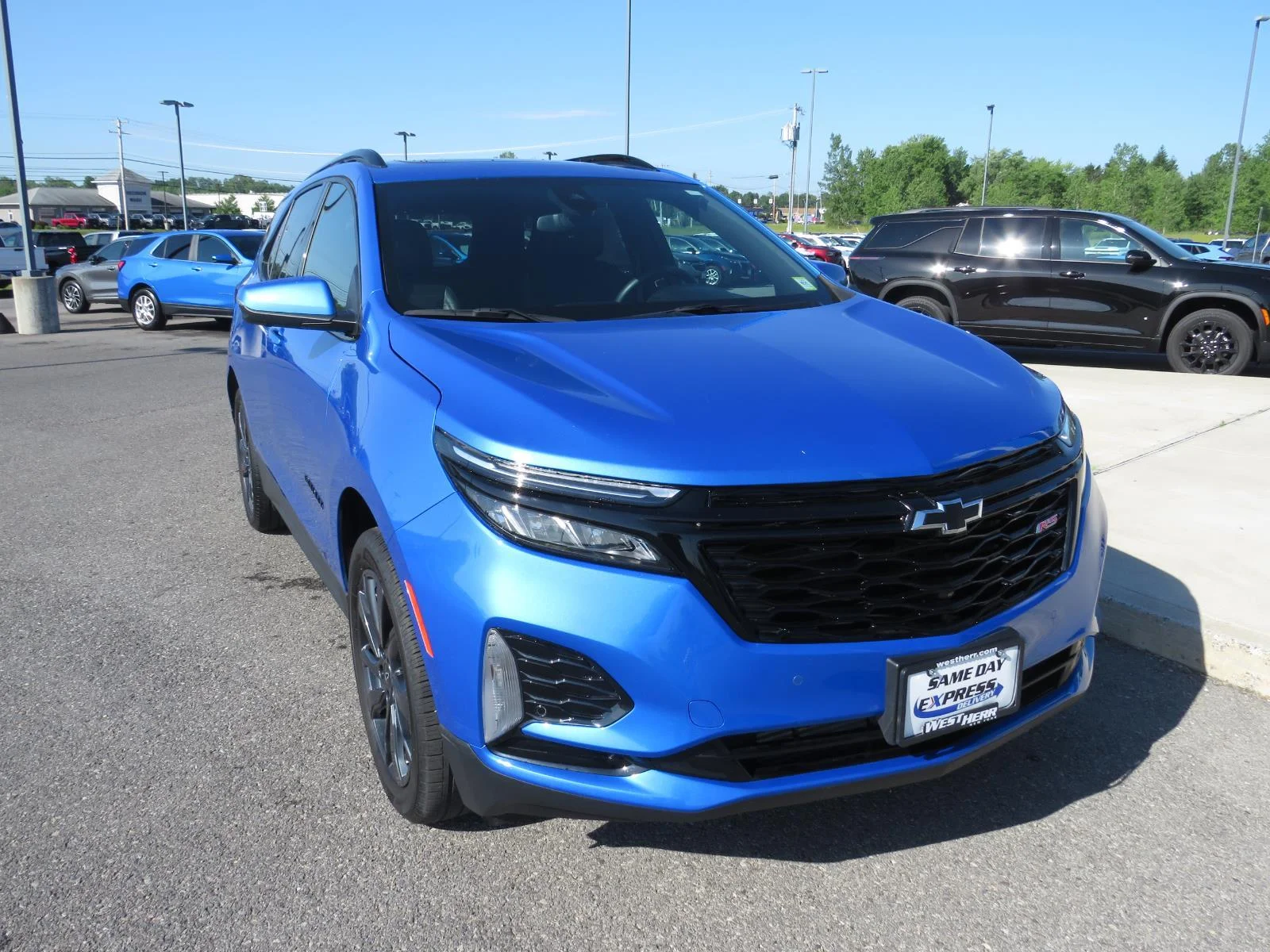 Used 2024 Riptide Blue Metallic Chevrolet RS image 3