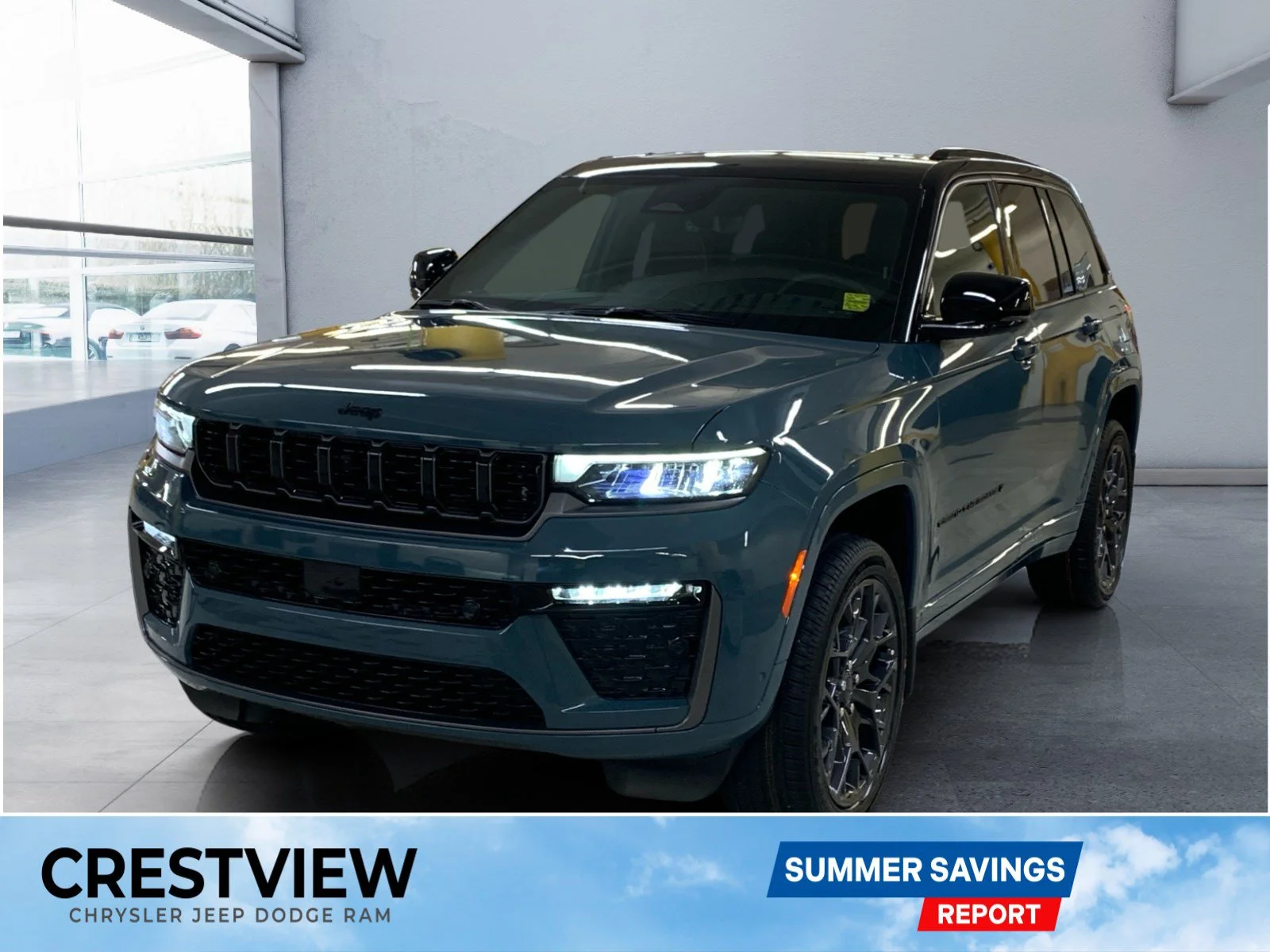 New 2026 STEEL BLUE Jeep Summit image 1