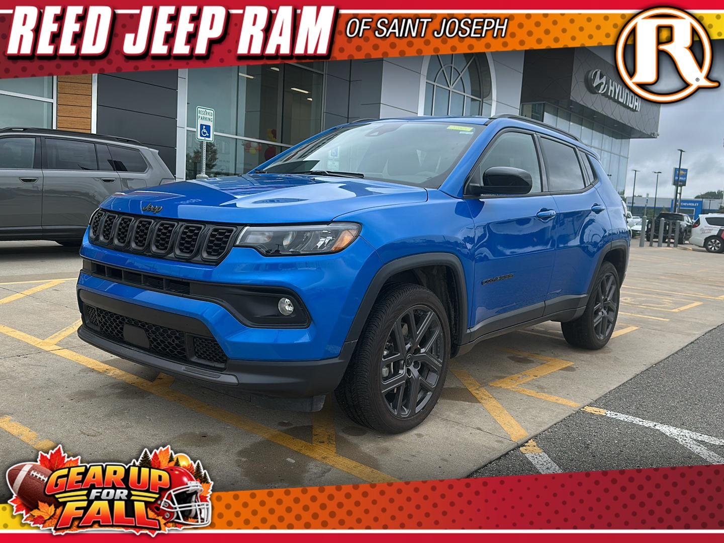 New 2026 Hydro Blue Pearl-Coat Exterior Paint Jeep Latitude Altitude image 1