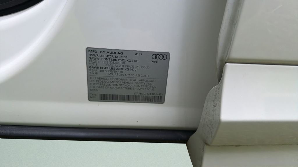 Used 2017 White Audi 2.0T Premium Plus image 26