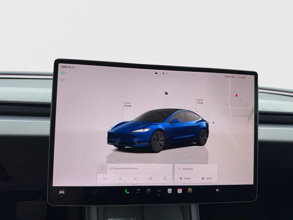 Used 2025 Blue Tesla Long Range NAV,CAM,PANO,HTD STS,BLIND SPOT,18" WLS image 23