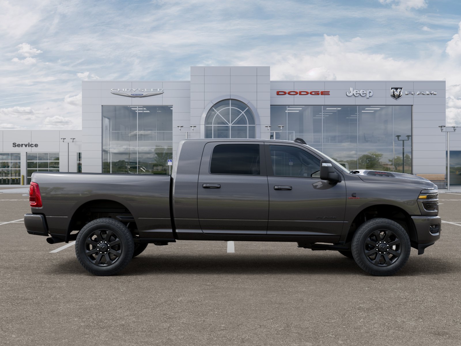 New 2026 Granite Crystal Metallic Clear-Coat Exterior Paint RAM Laramie image 60
