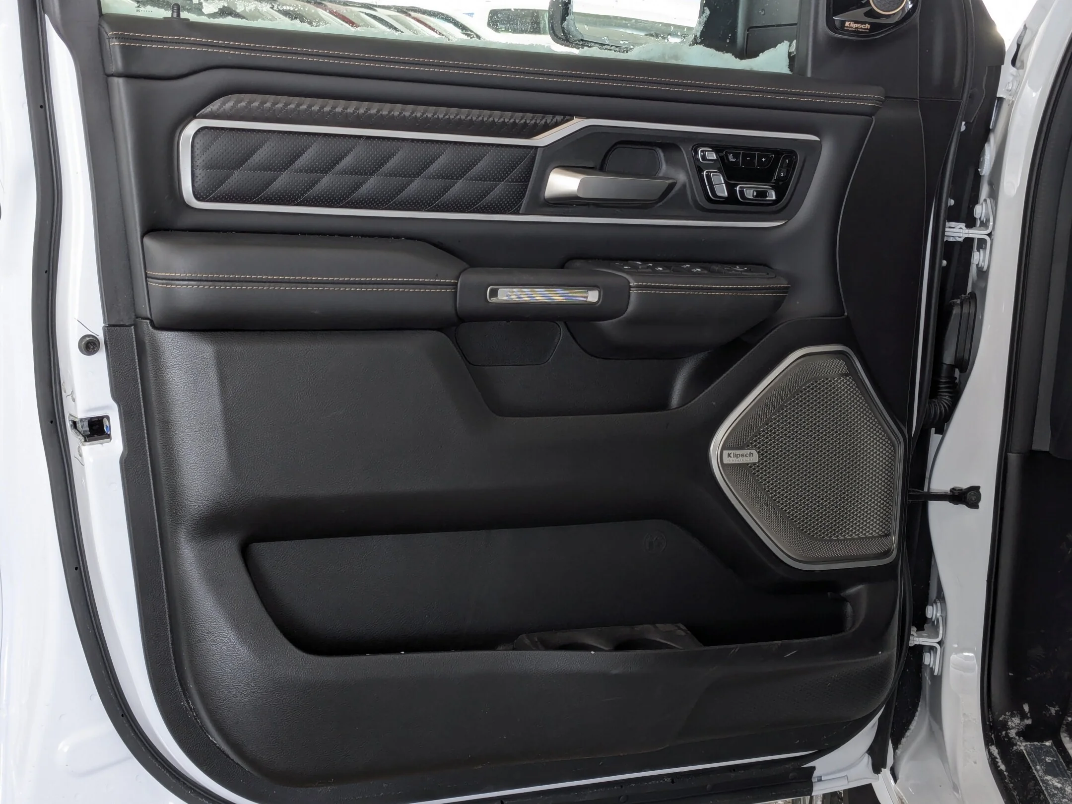 New 2026 White RAM Tungsten - - 4x4 - Massage Seats - Multi-Function Tailgate - Prem Lthr & More! image 12
