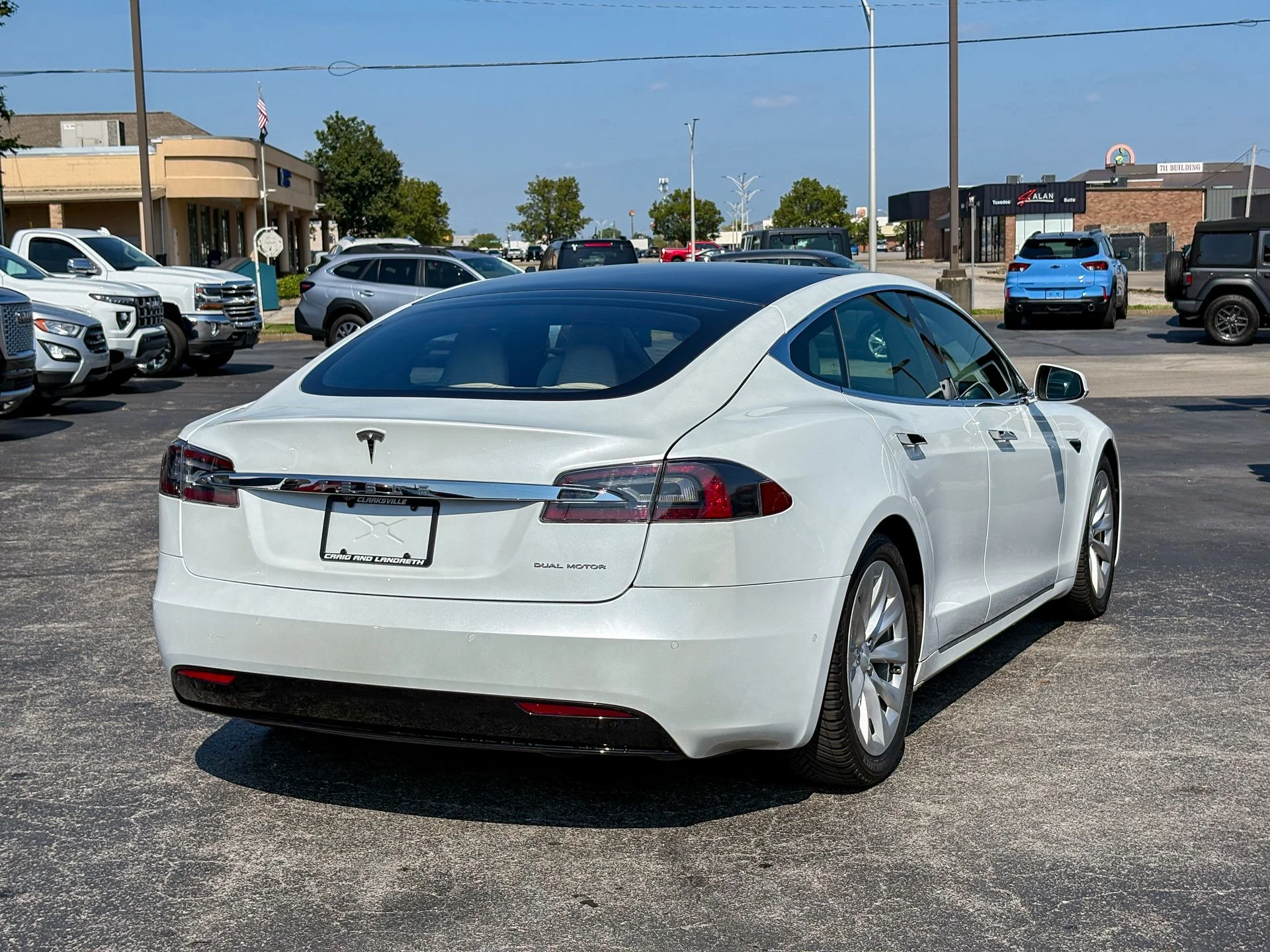 Used 2020 White Tesla Long Range Plus image 9