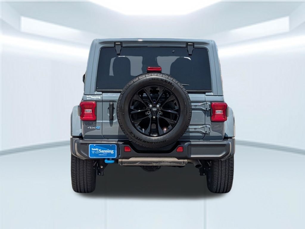 Used 2024 Gray Jeep Sahara 4xe image 5