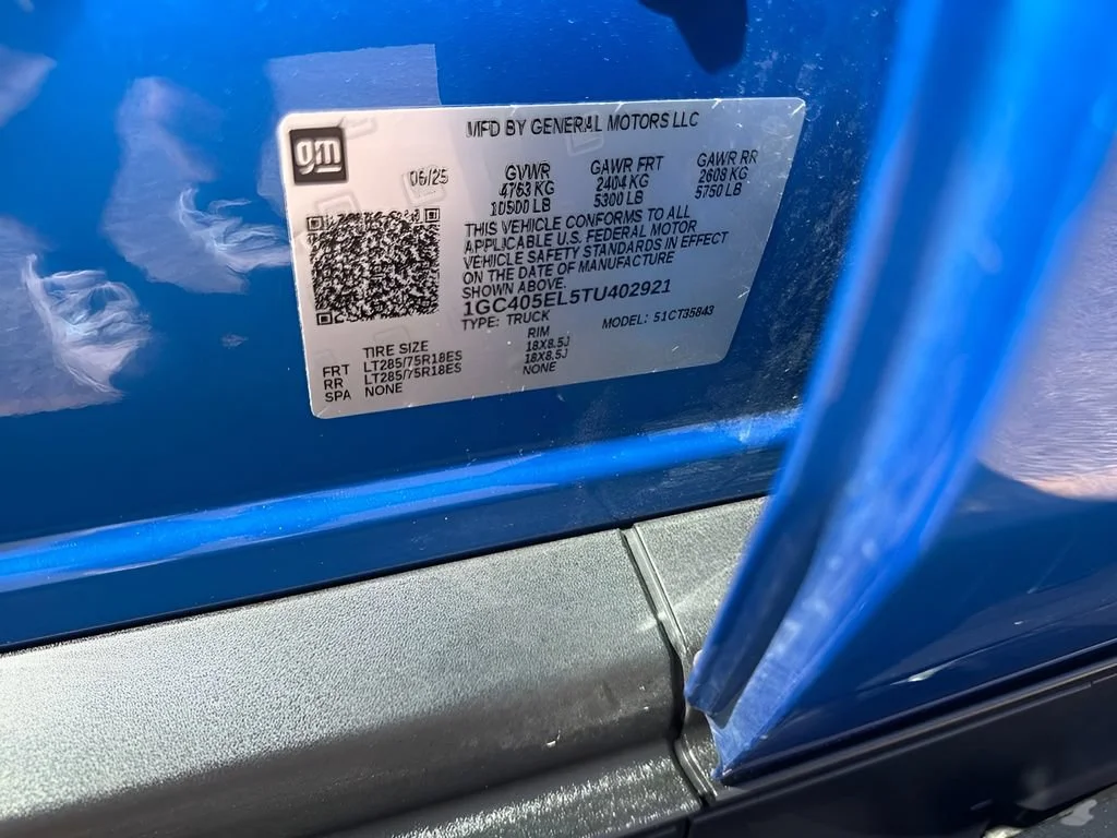 Used 2026 Riptide Blue Metallic Chevrolet Trail Boss - Max Range image 39