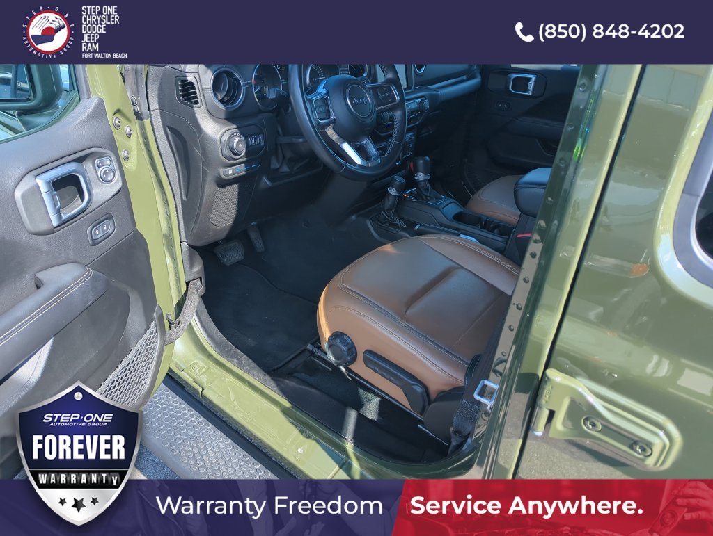 Used 2022 Green Jeep Unlimited Sahara 4xe image 10