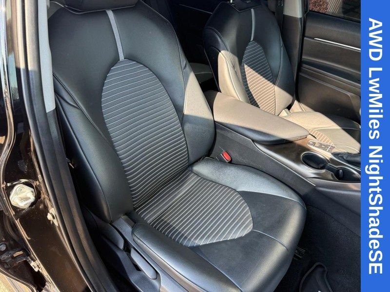 Used 2022 Midnight Black Metallic Toyota SE Nightshade image 12