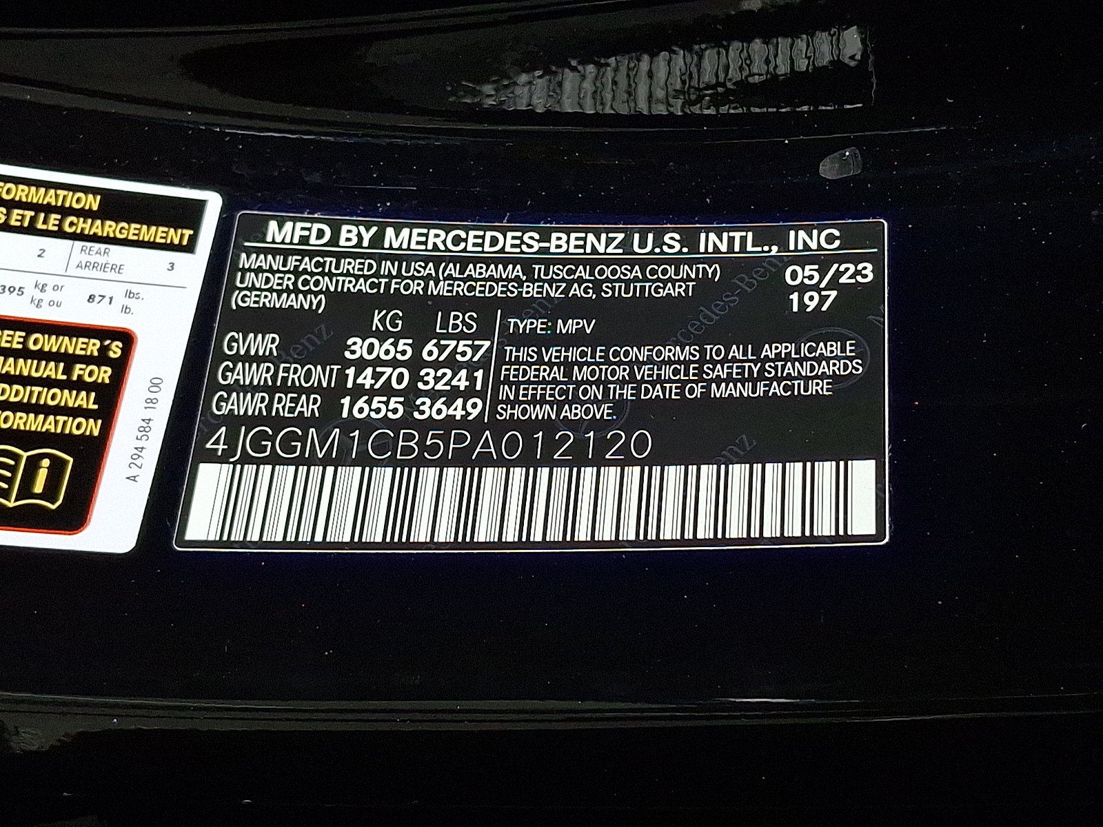 Used 2023 Obsidian Black Metallic   197 Mercedes-Benz EQE 350 image 26